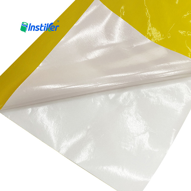 PET Color Box Transparent Label Rectangular Round Transparent Self-adhesive Label PVC Packaging Box Sealing Sticker
