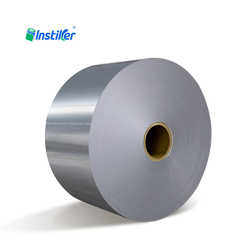 Wholesale of High Quality 50μm Glossy Silver BOPP Solvent 60g White Glassine