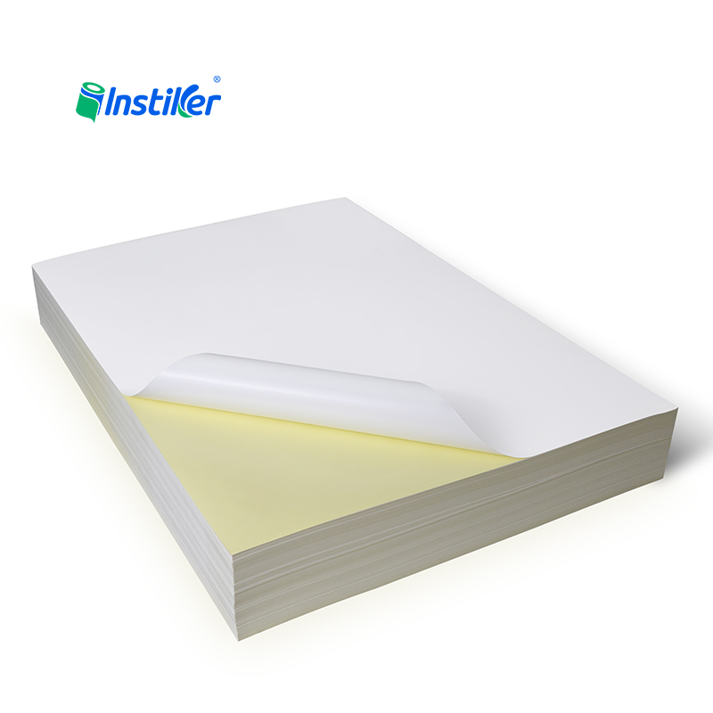 High-Resolution Customizable A4 Semigloss Adhesive Paper Durable for Brand Labels Packaging Sticker and Packing Tape