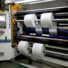 75um White PET Aluminized 190g Roll Self-adhesive Material solvent Label Sticker Wholesale Label Jumbo Roll