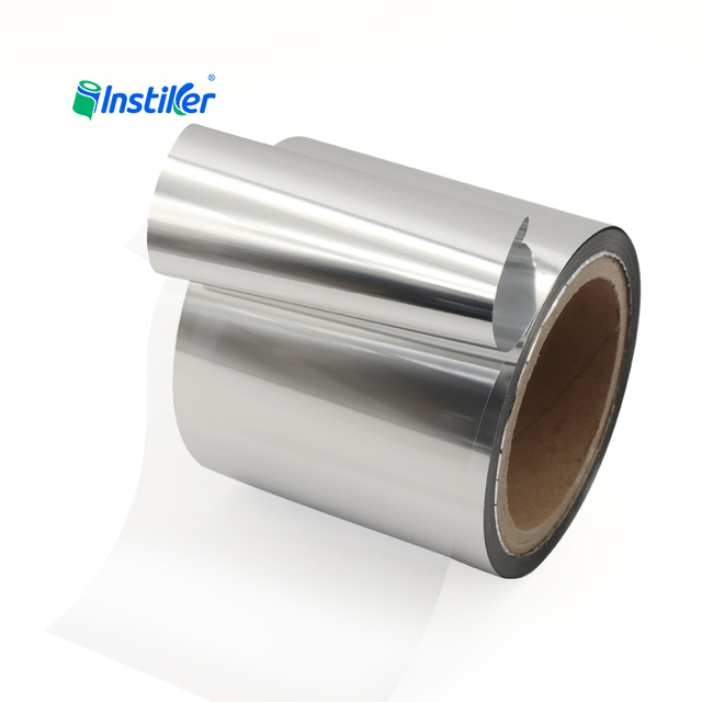 Silver BOPP Self - Adhesive Printing Material with PET Liner
