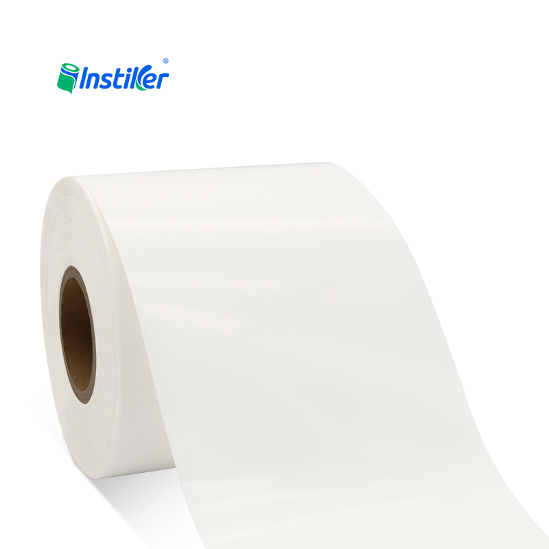 80μm White PE Self Adhesive Label Jumbo Roll