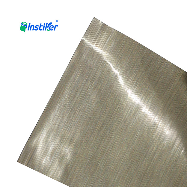 Premium Brushed Gold PVC Panel - Easy-to-Clean Decorative Sheet for Retail Store & Office