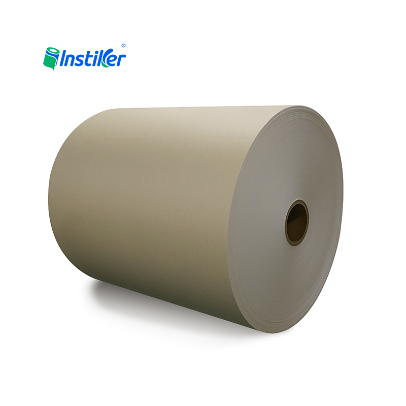 Kraft Paper Self Adhesive Paper Sticky Paper Jumbo Roll with Removable Glue