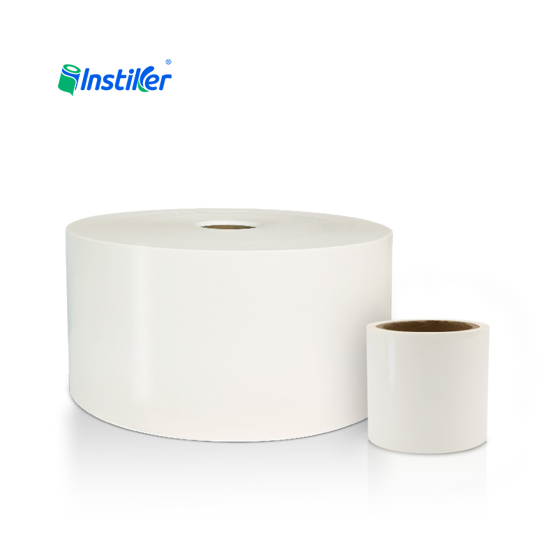 1530mm White/Silver/Transparent Polyethylene PE Self Adhesive Sticker Label Paper Jumbo Roll
