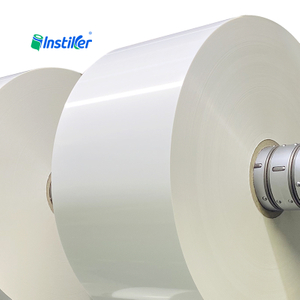 High-Speed Label Material Glossy White PP Jumbo Roll Synthetic Paper Self-adhesive Material