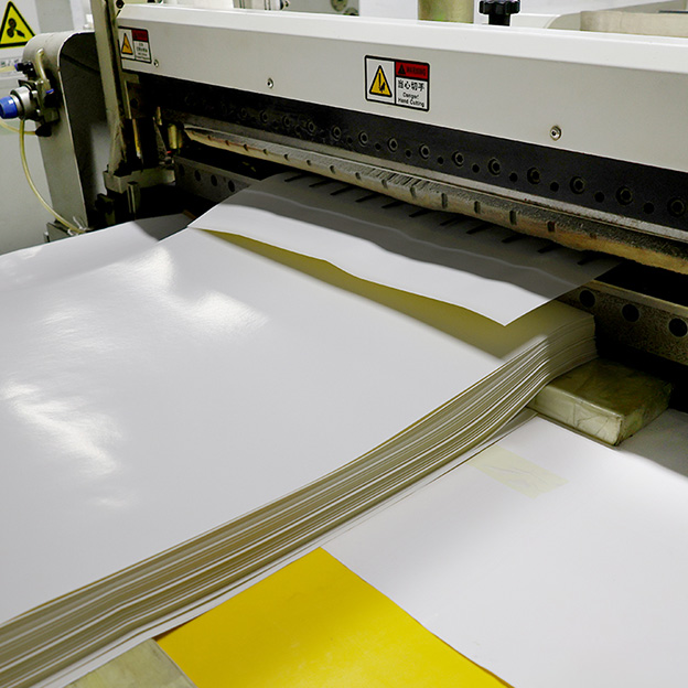 A4 Size Acrylic Material Paper Jumbo Roll SemiGlossy Self-adhesive Coated Paper Label Roll