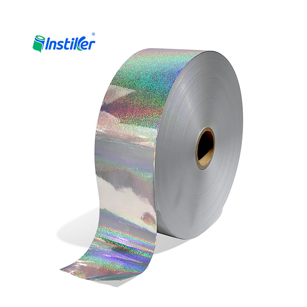 Wholesale Laser Holographic Paper Metallic Shine Gift Wrapping Cosmetic Box Decoration