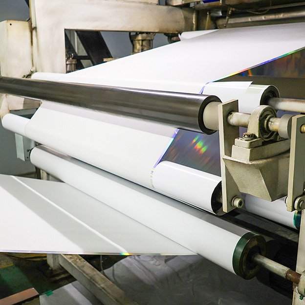 Printable Laser Holographic Film Roll Laser Hologram Film Jumbo Roll Anti-counterfeiting Label of Self-adhesive Material