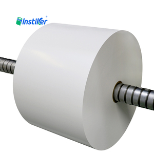 Guangzhou Factory Semigloss Paper Hotmelt Self Adhesive Label Sticker