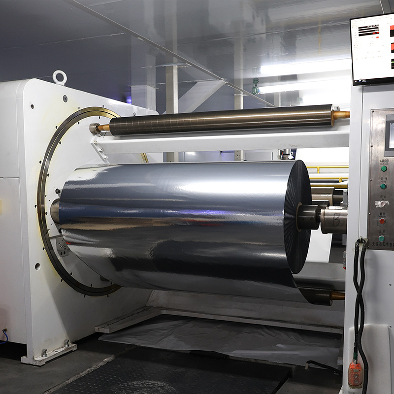 Metallic Texture Bright Silver BOPP Film Sticker Water Based Glue Glassine Liner Label Jumbo Rolls