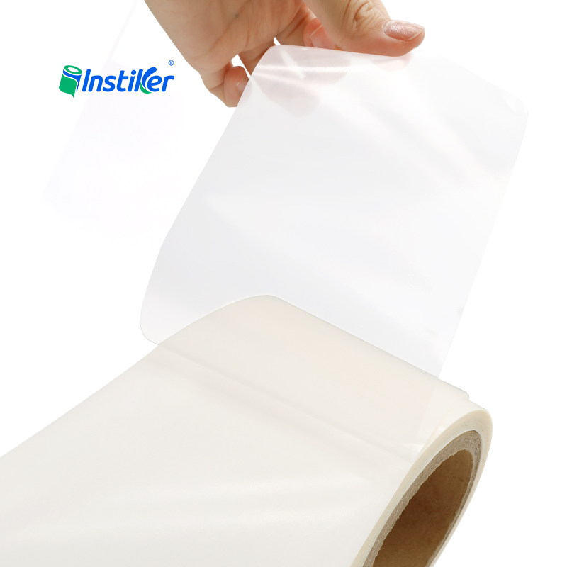 Jumbo Roll of Transparent PE Printing Material for Labels