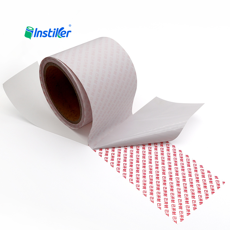 Red Void Security Label Material Sticker Adhesive PET Anti-counterfeit Label Sticker Roll