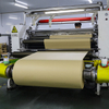 Environmentally friendly self-adhesive labels made of kraft paper in jumbo rolls