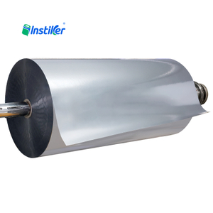 Glossy PP White PP Clear PP Silver Jumbo Label Film Self Adhesive Paper Polyethylene Sticker Stock BOPP Label Jumbo Roll