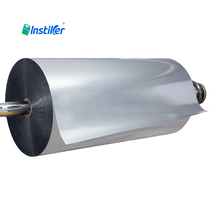 Glossy PP White PP Clear PP Silver Jumbo Label Film Self Adhesive Paper Polyethylene Sticker Stock BOPP Label Jumbo Roll