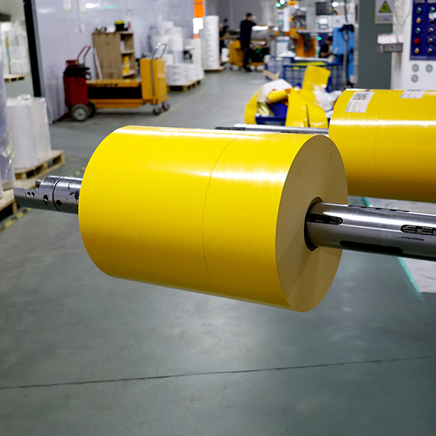 Vinyl Coated Paper Self-adhesive Is Suitable for Masking Labels, Glue Color Can Be Customized Thermal Label Jumbo Roll