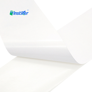 Semigloss Paper Frozen Adhesive White Glassine Paper Jumbo Roll