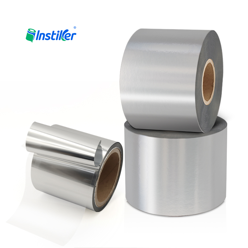 Silver BOPP Self - Adhesive Printing Material with PET Liner