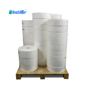 Tear Resistant Matt White PP Film Acrylic Glue Sticker Label Material Jumbo Roll