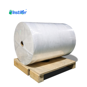 Waterproof Label Material Jumbo Roll White Glossy PP Label Sticker Roll Factory Film Label with 1070mm Width Accept Customized