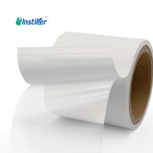 75mic Matt White PP Acrylic 30mic PET Liner Self-Adhesive Label Material Jumbo Roll for Inkjet Printing