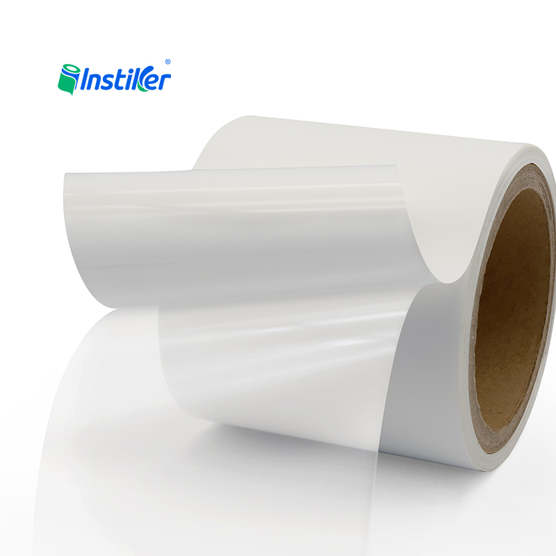 75mic Matt White PP Acrylic 30mic PET Liner Self-Adhesive Label Material Jumbo Roll for Inkjet Printing