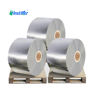 Factory Direct Sale 50u TC Metallized BOPP Labeling Flexographic Printing Self Adhesive Sticker Label Jumbo Roll