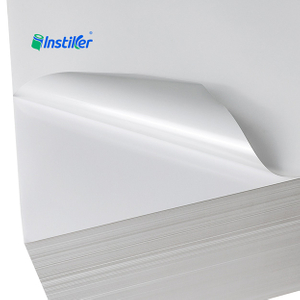 Matte Metallic Texture and Heat-Resistant Silver White PP Self-Adhesive 