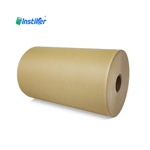 70g Kraft Paper/Hotmelt/60g White Glassine Self Adhesive Label Jumbo Roll