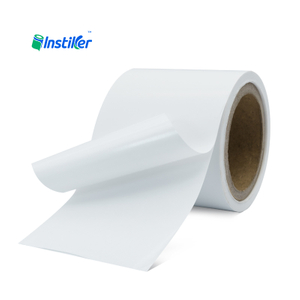 Excellent Semigloss Paper Acrylic Glue Sticker White Glassine Paper Label Material Roll