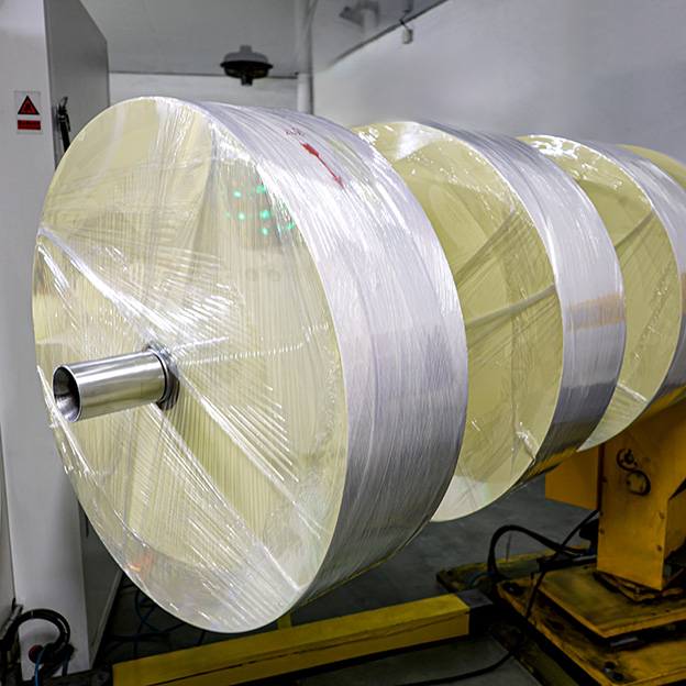 Heat Resistant Thermal Transfer Paper Water Base Adhesive Sticker with White Glassine Liner Rolls