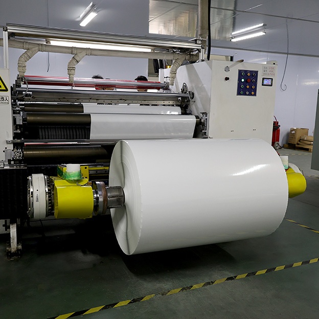 High Temperature Resistance White PET Film Removable Adhesive Sticker Label with Glassine Liner