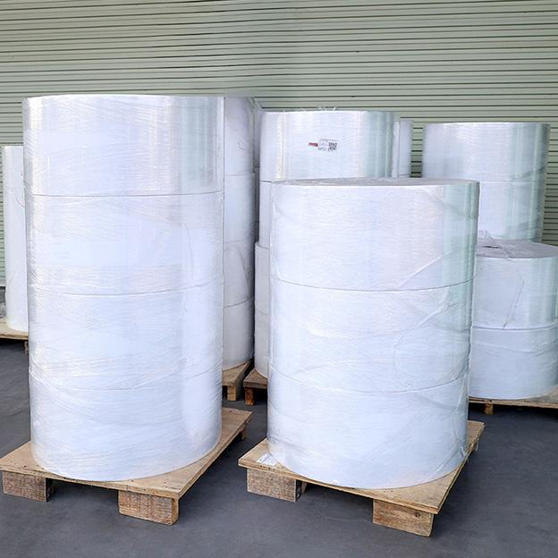 Competitive Price Jumbo Rolls 80gsm Semigloss Label Paper for Printing