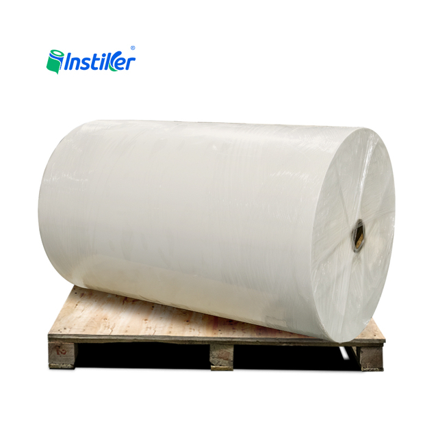 Thermal Self - Adhesive Barcode Label Jumbo Roll Paper