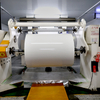 High Clarity 50μm PET Label Stock Solvent-Based Permanent Adhesive White Glassine Backing