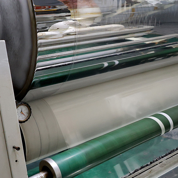 Metallic Bright Silver BOPP Film Sticker Label with Transparent PET Liner Material Jumbo Roll