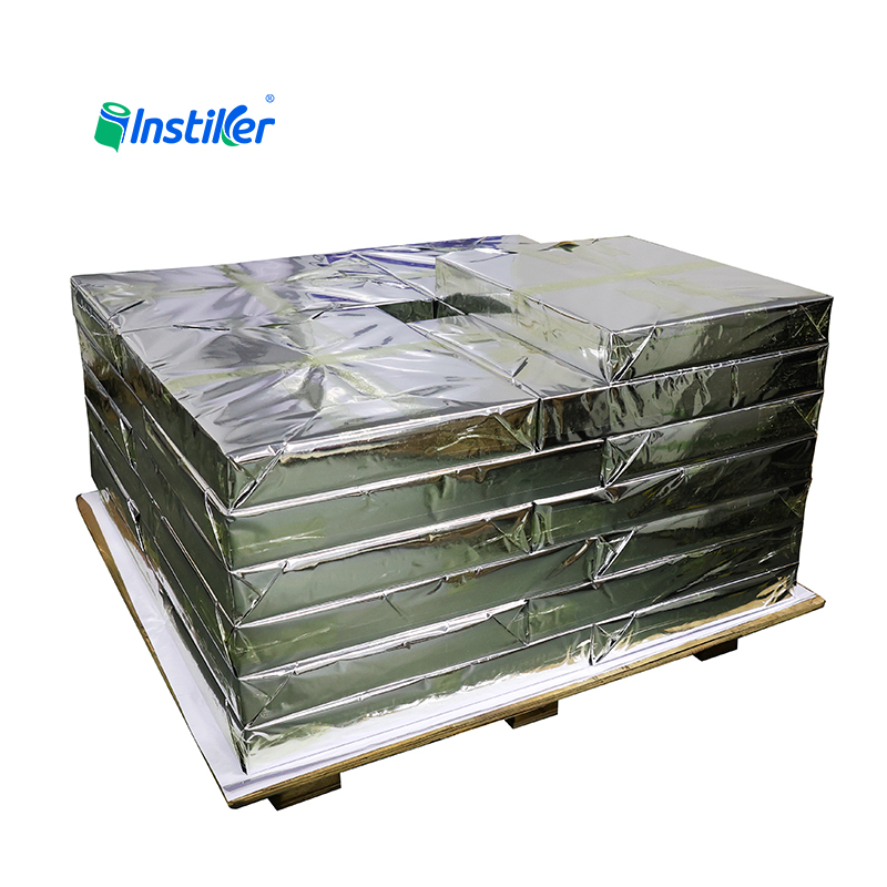 Metallic Texture Aluminum Foil Paper Strong Solvent Adhesive Sticker Label
