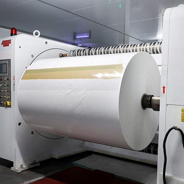 High Quality Manufacturer White PE Acrylic Jumbo Roll Self Adhesive Paper Film Packaging Label