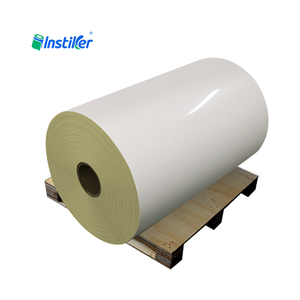 UV Inkjet Glossy White Paper Vinyl Sticker Self Adhesive Film Roll UV-Activated Adhesive Paper Roll Label Paper