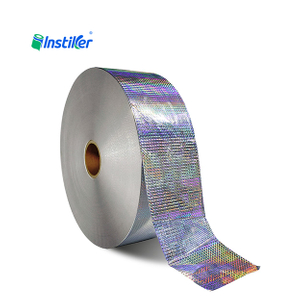Sand Dot Laser Holographic BOPP Film Acrylic Adhesive White Glassine Liner