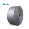 High Quality Matte Silver PET Film with Coating Solvent Adhesive White Release Paper Label Jumbo Roll