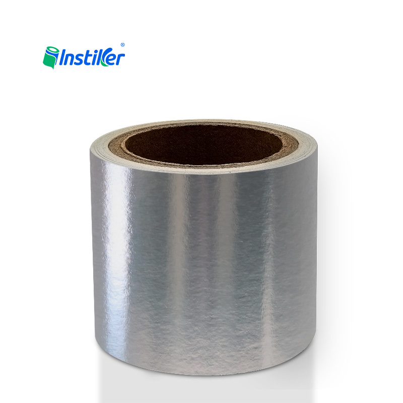 Bright Silver Paper White Glassine Self-Adhesive Paper