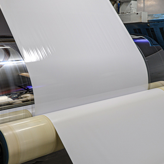 Wholesale of High Quality 50μ Gloss White BOPP Acrylic 60g White Glassine