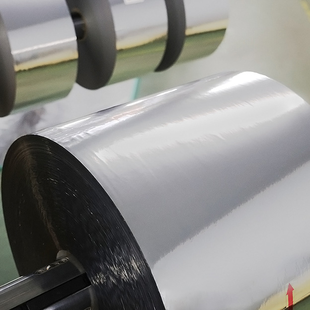 UV Resistant Silver BOPP Film Self Adhesive Sticker Label Material Jumbo Rolls