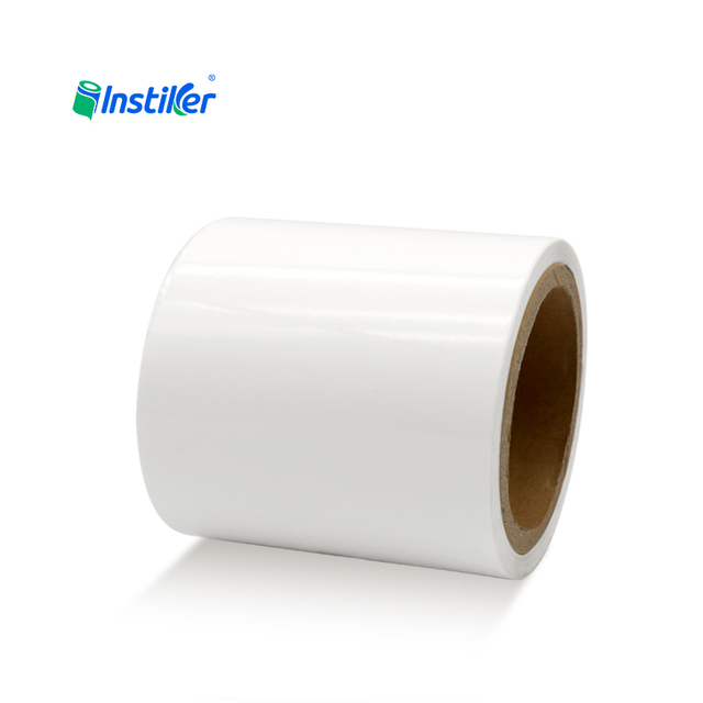 80μm White PE Acrylic Self Adhesive Label Material White Glassine Liner for Industrial Use
