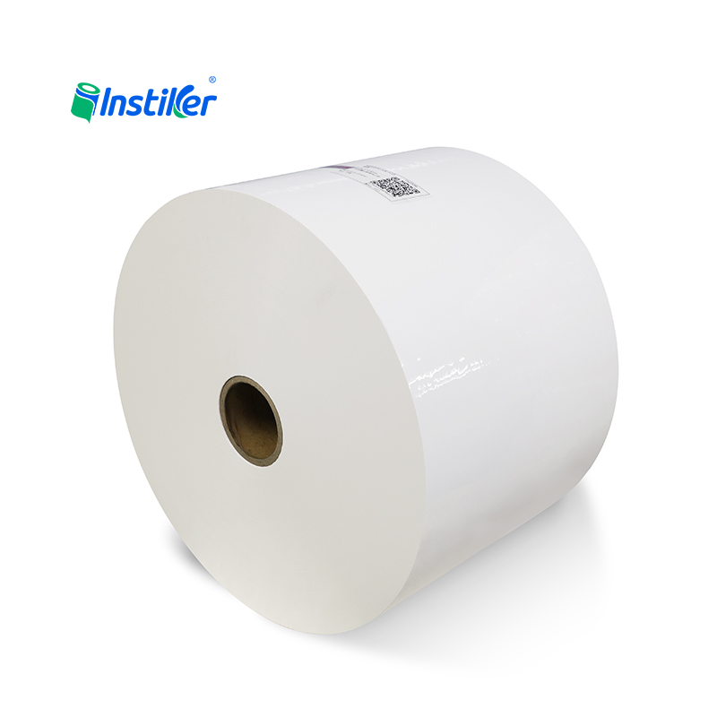 High Quality Manufacturer White PE Acrylic Jumbo Roll Self Adhesive Paper Film Packaging Label
