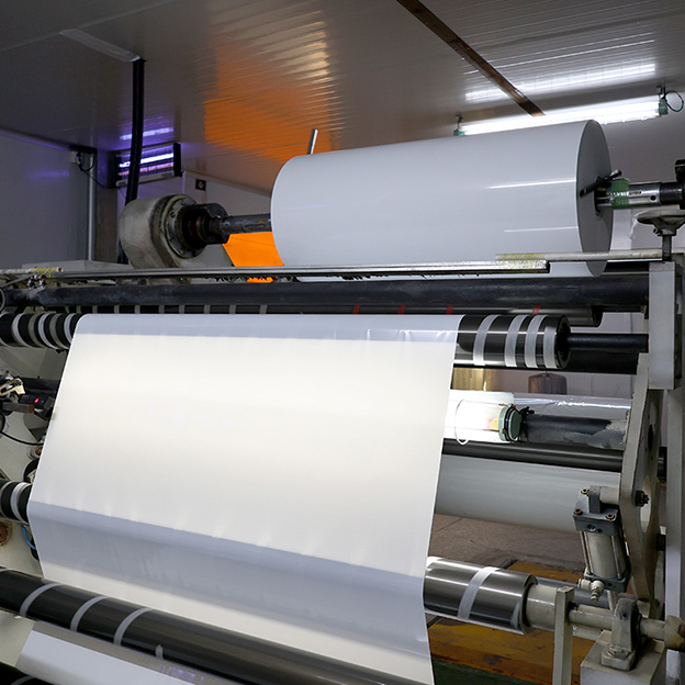High Temperature Resistance White PET Film Removable Adhesive Sticker Label with Glassine Liner