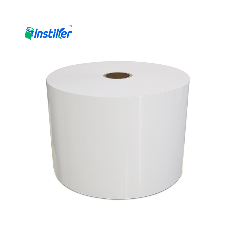 Featured Ink-jet Adhesive Material Coating Matte Semi Gloss Self Adhesive Sticker Paper Jumbo Roll