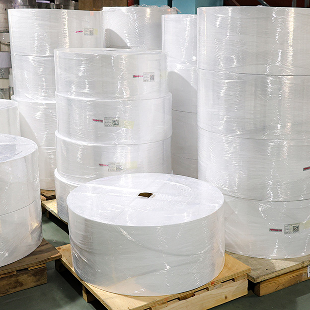 Guangzhou Factory Semigloss Paper Hotmelt Self Adhesive Label Sticker